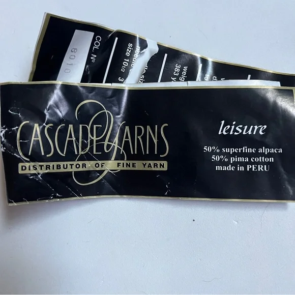 2 Large Burnt Orange Colored Yarn Balls- Prima Cotton. New. - Picture 8 of 9